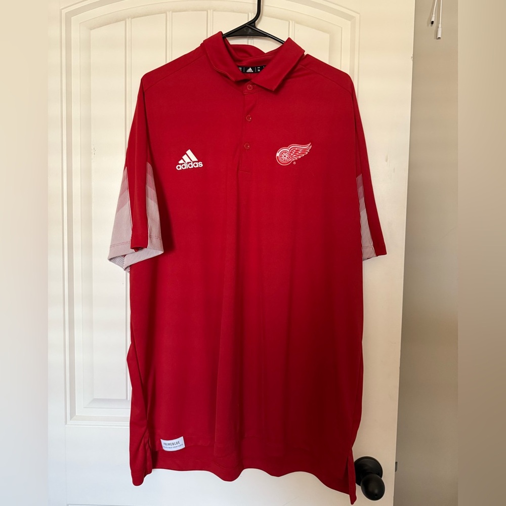 Adidas Red Wings Performance Polo Shirt SIZE 2XL